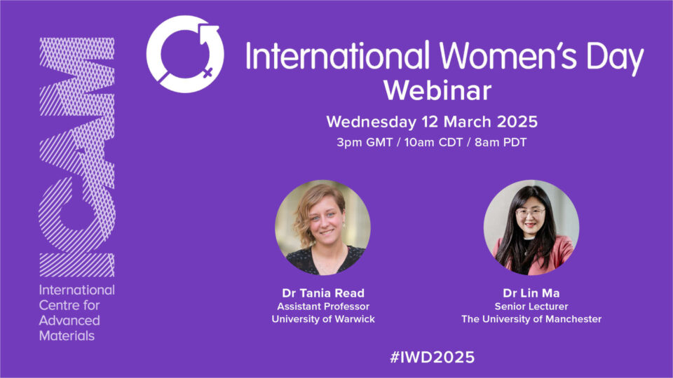 International Women's Day Webinar on 12 March - ICAM